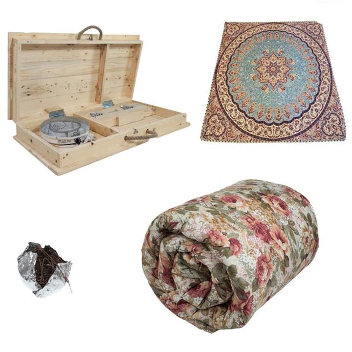 لحاف کرسی آریانا کالا  پک کرسی تاشو 70و لحاف کرسی 3 طرح نسیم